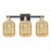 Innovations Preston 3Lt 26" Jar Bath, Black Brass/Mercury - 716-3W-BAB-G460-7ME