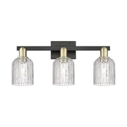 Innovations Bridal Veil 3Lt 24" Bath, Black Brass/Clear - 716-3W-BAB-G559-5CL