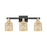 Innovations Bridal Veil 3Lt 24" Bath, Black Brass/Mercury
