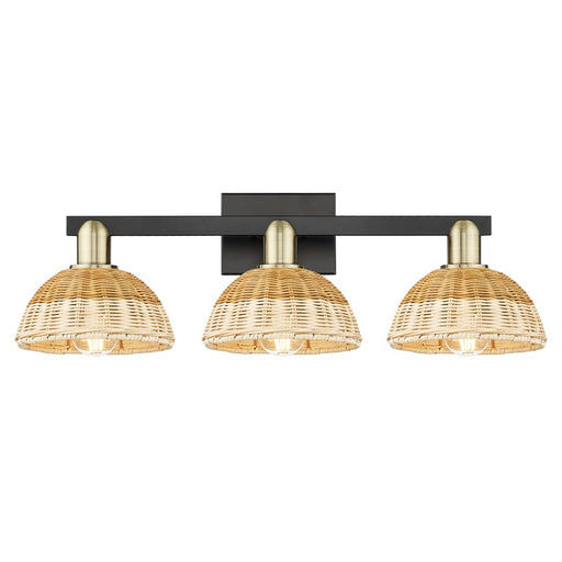 Innovations NB Dome 3Lt 26" Bath, BKBS/Nat - 716-3W-BAB-NBD2-75-NAT