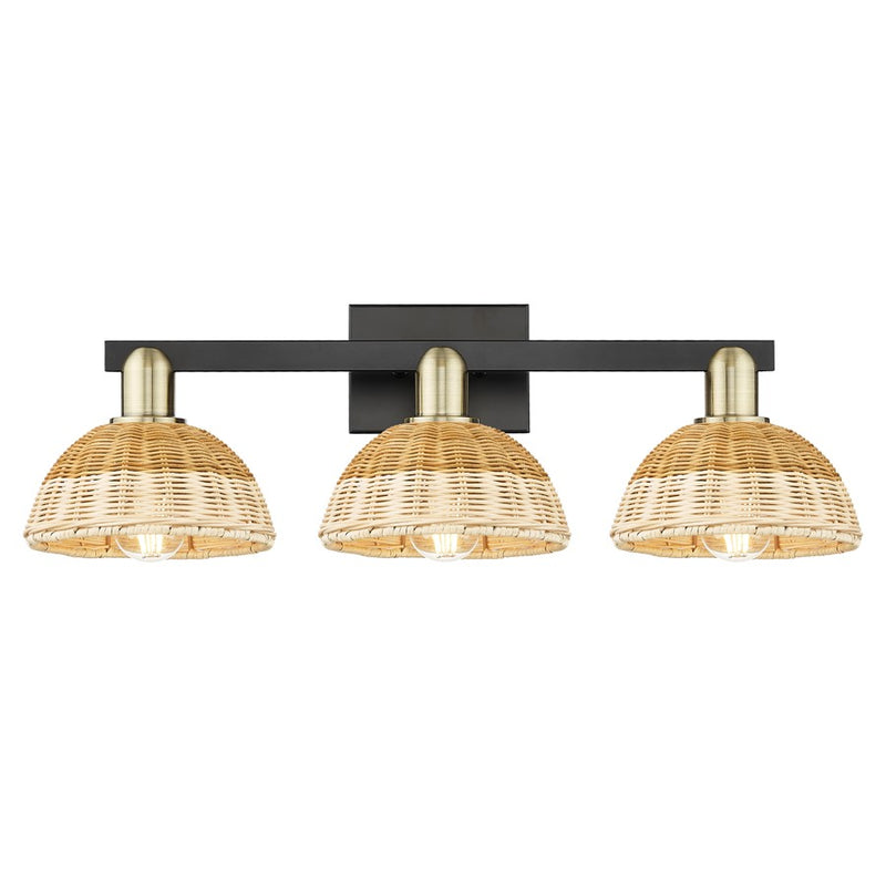 Innovations NB Dome 3Lt 26" Bath, Black Brass/Nat