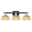 Innovations NB Dome 3Lt 26" Bath, Black Brass/Nat
