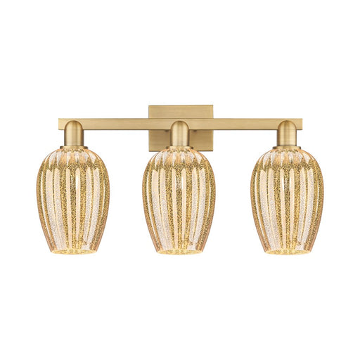 Innovations Preston 3Lt 26" Flute Bath, Brushed Brass/Mercury