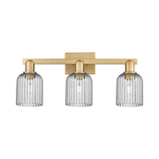 Innovations Bridal Veil 3Lt 24" Bath, Brushed Brass/Smoke - 716-3W-BB-G559-5SM