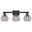 Innovations Athens 3Lt 26" Bath Vanity Light, Black/Smoke - 716-3W-BK-G1213-6SM