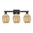 Innovations Preston 3Lt 26" Bell Bath Light, Black/Mercury - 716-3W-BK-G459-6ME