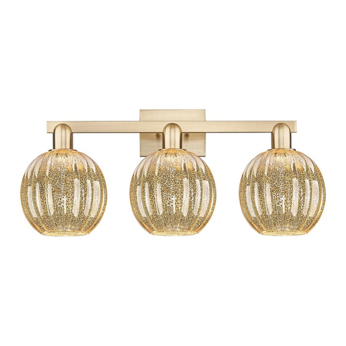 Innovations Preston 3Lt 26" Globe Bath, CBZ/Mercury - 716-3W-CB-G458-7ME