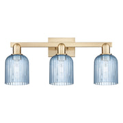 Innovations Bridal Veil 3Lt 24" Bath, Champagne Bronze/Blue - 716-3W-CB-G559-5BL