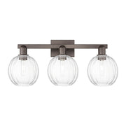Innovations Preston 3Lt 26" Globe Bath, Oiled Bronze/Clear - 716-3W-OB-G458-7CL