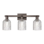Innovations Bridal Veil 3Lt 24" Bath Light, Bronze/Clear - 716-3W-OB-G559-5CL