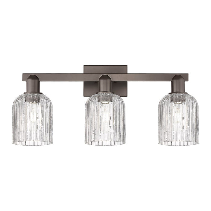 Innovations Bridal Veil 3Lt 24" Bath Light, Bronze/Clear - 716-3W-OB-G559-5CL