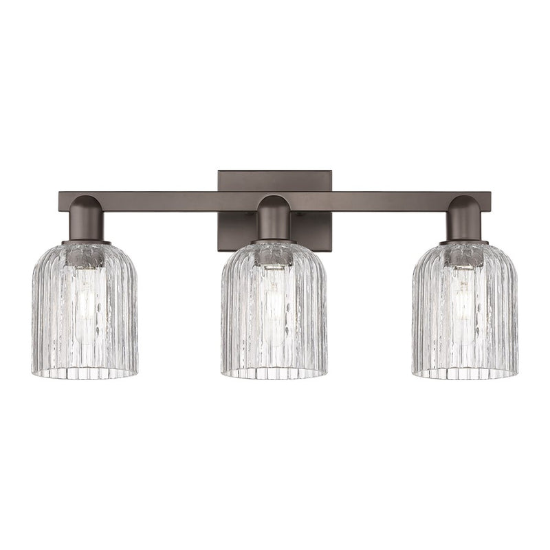 Innovations Bridal Veil 3Lt 24" Bath Light, Bronze/Clear