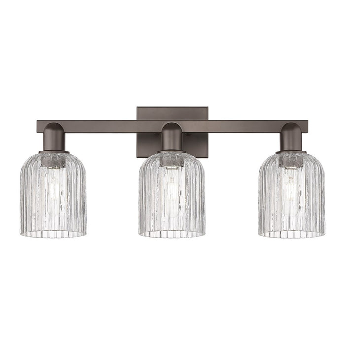 Innovations Bridal Veil 3Lt 24" Bath Light, Bronze/Clear