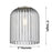 Innovations Bridal Veil 3Lt 24" Bath Light, Bronze/Clear