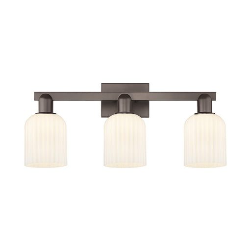 Innovations Bridal Veil 3Lt 24" Bath, OB/Gloss White - 716-3W-OB-G559-5GWH