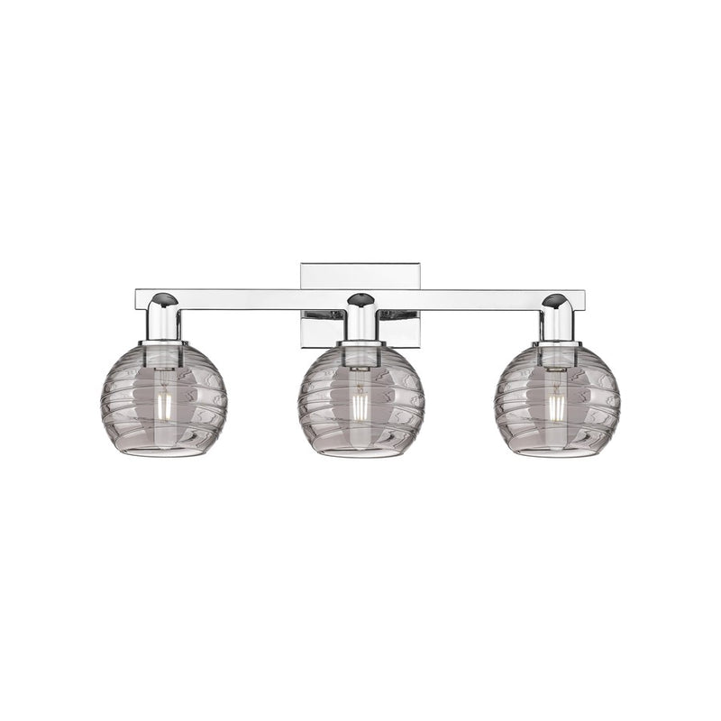 Innovations Athens Deco Swirl 3Lt 26" Bath, Chrome/Smoke
