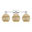 Innovations Preston 3Lt 26" Globe Bath, Chrome/Mercury - 716-3W-PC-G458-7ME