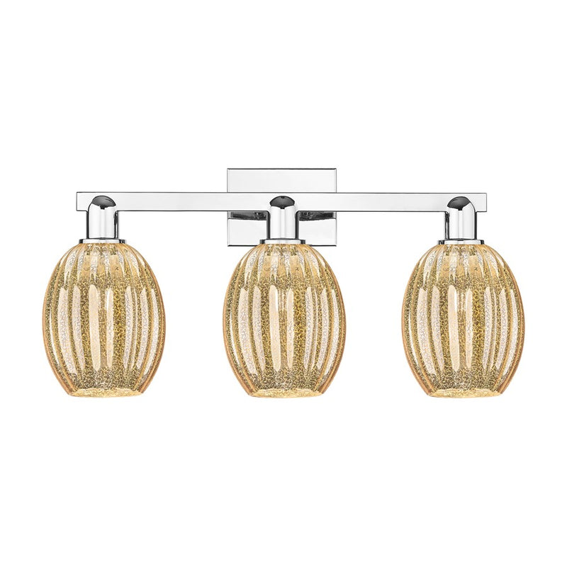 Innovations Preston 3Lt 26" Bell Bath Light, Chrome/Mercury