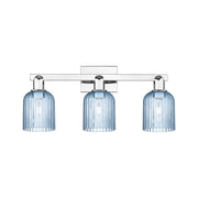 Innovations Bridal Veil 3Lt 24" Bath Light, Chrome/Blue - 716-3W-PC-G559-5BL