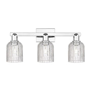 Innovations Bridal Veil 3Lt 24" Bath Light, Chrome/Clear - 716-3W-PC-G559-5CL