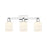 Innovations Bridal Veil 3Lt 24" Bath, Chrome/Gloss White