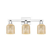 Innovations Bridal Veil 3Lt 24" Bath Light, Chrome/Mercury - 716-3W-PC-G559-5ME