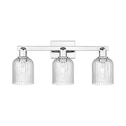 Innovations Bridal Veil 3Lt 24" Bath Light, Chrome/Seedy - 716-3W-PC-G559-5SDY