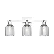 Innovations Bridal Veil 3Lt 24" Bath Light, Chrome/Smoke - 716-3W-PC-G559-5SM
