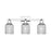 Innovations Bridal Veil 3Lt 24" Bath Light, Chrome/Smoke