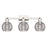 Innovations Athens Deco Swirl 3Lt 26" Bath, Polished Nickel/Smoke