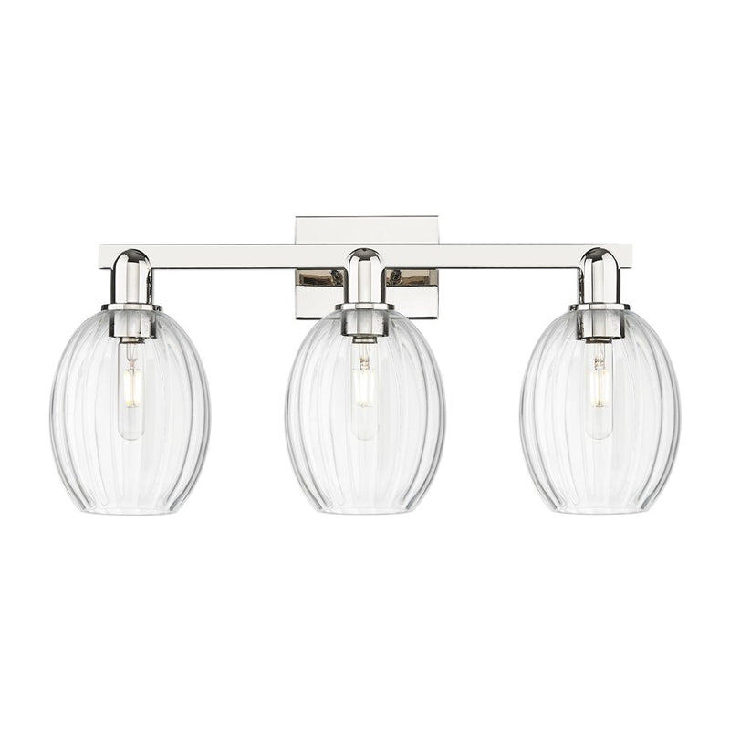 Innovations Preston 3Lt 26" Bell Bath, Polished Nickel/Clear