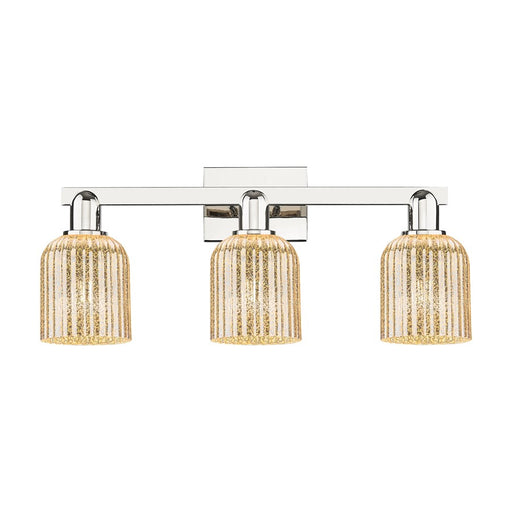 Innovations Bridal Veil 3Lt 24" Bath, Polished Nickel/Mercury