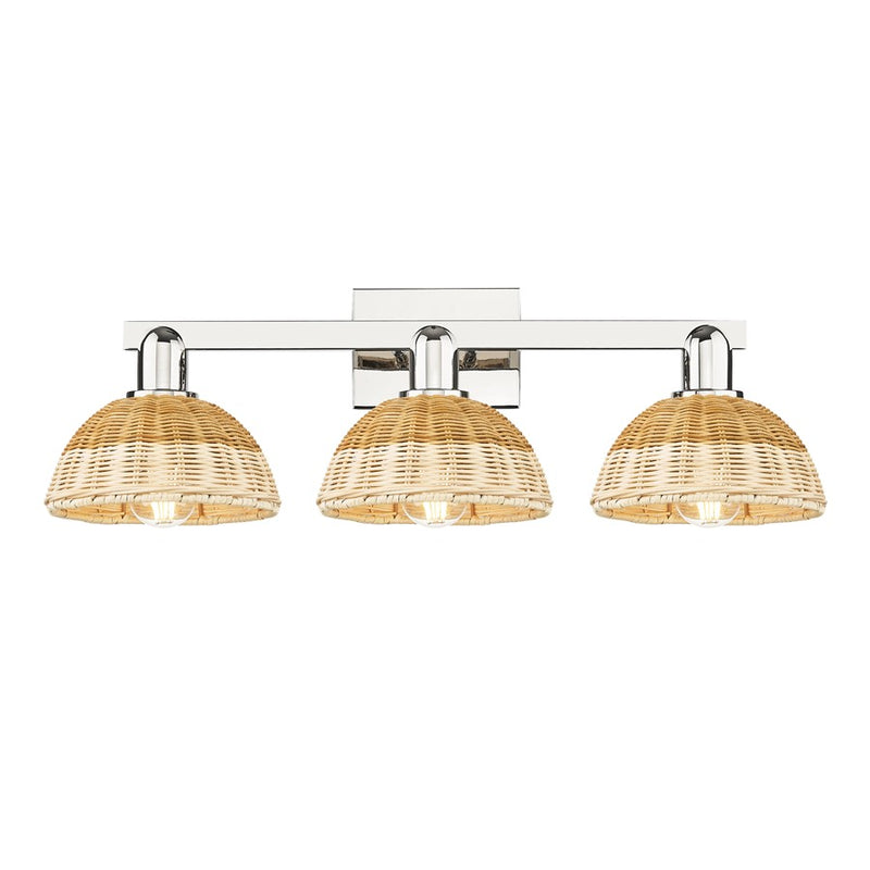 Innovations Natural Ballston Dome 3Lt 26" Bath/Polished Nickel/NF