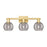 Innovations Athens Deco Swirl 3Lt 26" Bath, Gold/SDS - 716-3W-SG-G1213-6SM