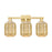 Innovations Preston 3Lt 26" Jar Bath Light, Gold/Mercury - 716-3W-SG-G460-7ME