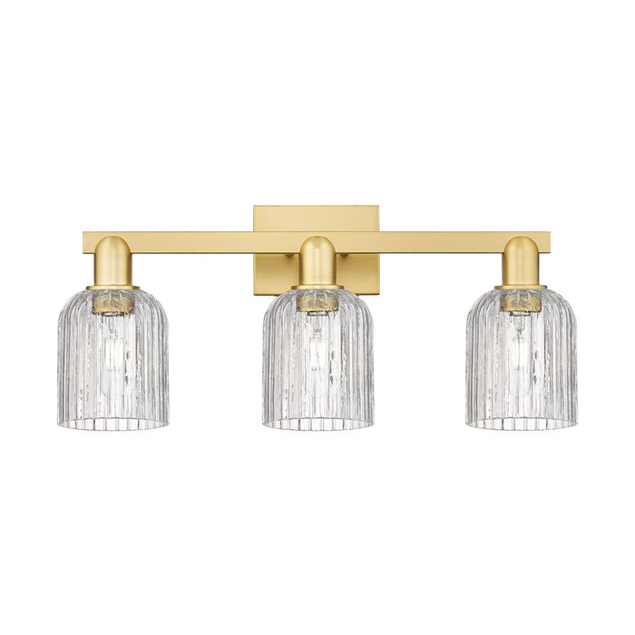 Innovations Bridal Veil 3Lt 24" Bath Light, Gold/Clear
