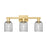 Innovations Bridal Veil 3Lt 24" Bath Light, Gold/Smoke - 716-3W-SG-G559-5SM