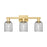 Innovations Bridal Veil 3Lt 24" Bath Light, Gold/Smoke