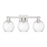 Innovations Preston 3Lt 26" Globe Bath, Satin Nickel/Clear - 716-3W-SN-G458-7CL