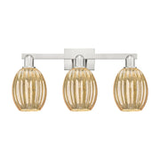Innovations Preston 3Lt 26" Bell Bath, Satin Nickel/Mercury - 716-3W-SN-G459-6ME