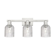 Innovations Bridal Veil 3Lt 24" Bath, Satin Nickel/Clear - 716-3W-SN-G559-5CL