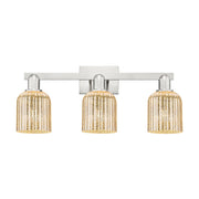 Innovations Bridal Veil 3Lt 24" Bath, Satin Nickel/Mercury - 716-3W-SN-G559-5ME