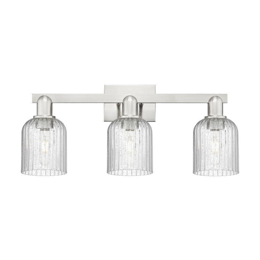 Innovations Bridal Veil 3Lt 24" Bath, Satin Nickel/Seed - 716-3W-SN-G559-5SDY