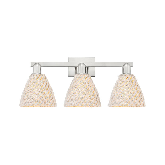 Innovations Natural Ballston Dome 3Lt 26" Bath, SN/NF - 716-3W-SN-NBD-75-NAT