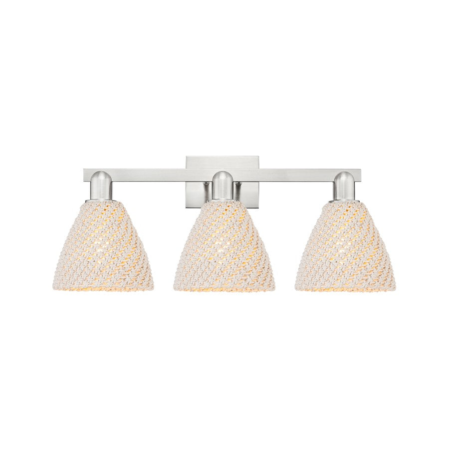 Innovations Natural Ballston Dome 3Lt 26" Bath, SN/NF - 716-3W-SN-NBD-75-NAT