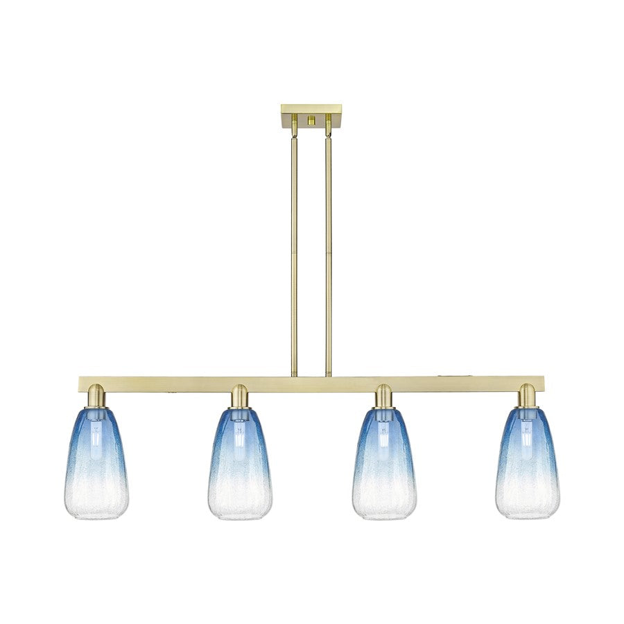 Innovations BH Almond 4Lt 48" Stem Island, AB/SB - 716-4I-AB-G480-6SB