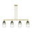 Innovations BH Almond 4Lt 48" Stem Island, AB/SL - 716-4I-AB-G480-6SL