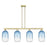 Innovations BH Cloche 4Lt 48" Stem Island, AB/SB - 716-4I-AB-G482-7SB