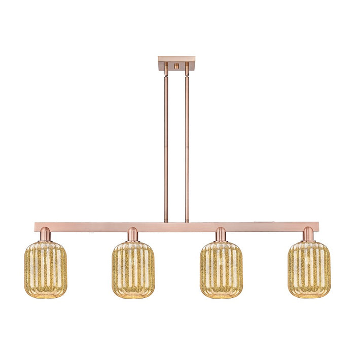 Innovations Preston 4Lt 48" Jar Stem Island Light, CP/MC - 716-4I-AC-G460-7ME