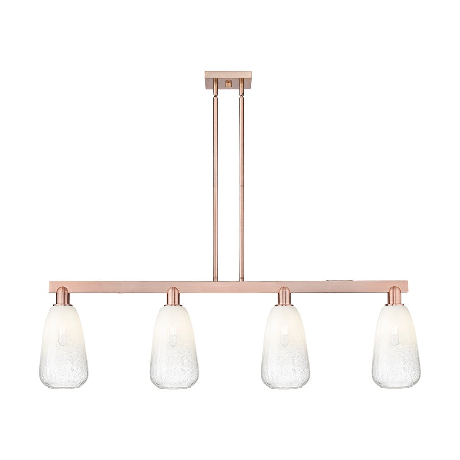 Innovations BH Almond 4Lt 48" Stem Island, CP/OP - 716-4I-AC-G480-6OP